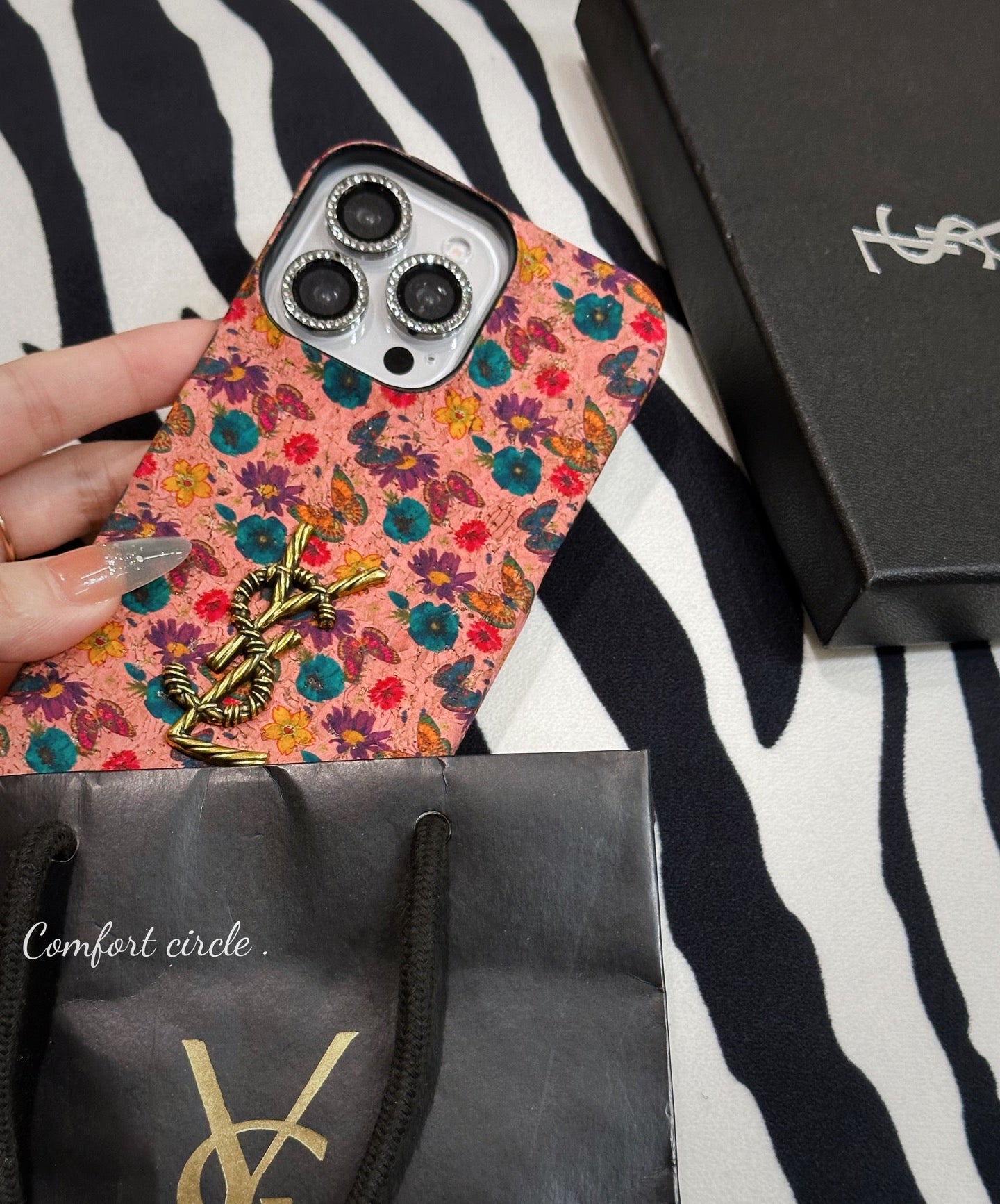 YSL 圣罗兰 粉蝶花-花语原木系列🌼🌷🌺