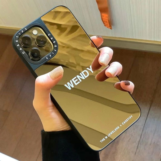 CASEGIRL藝員聯名同款幻彩蝴蝶適用於蘋果手機殼iPhone新款網紅防摔手機保護套