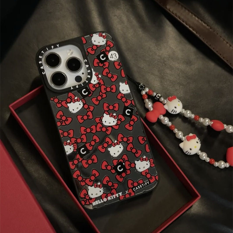 CASEGIRL藝員聯名同款幻彩蝴蝶適用於蘋果手機殼iPhone新款網紅防摔手機保護套