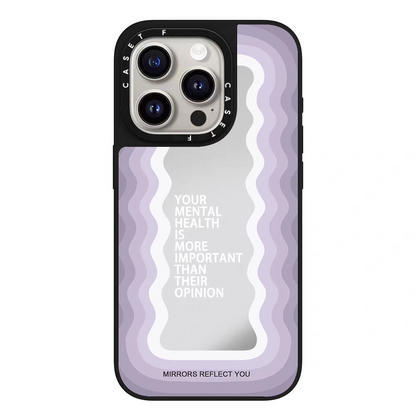 蘋果CASETi聯名勵志標語赵露思同款磁吸鏡面手機殼適用於iPhone13-16ProMax波浪14ProMaxs聯名個性12防摔保護套13硬殼15Pro