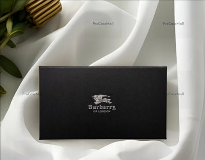 經典巴寶莉#burberry簽名帆布皮革蘋果iPhone手機殼三星Galaxy Crossbody