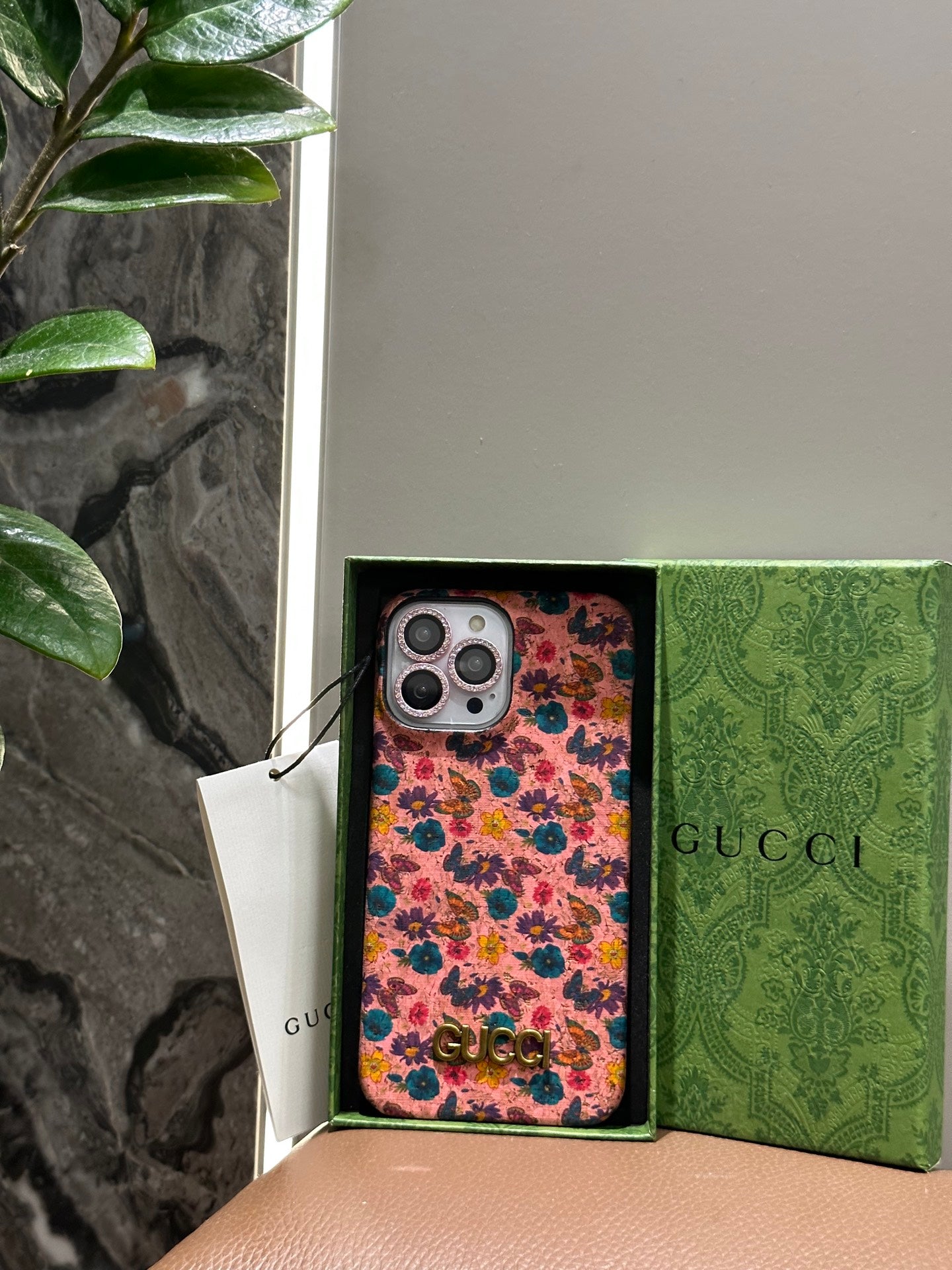 Gucci古驰 粉蝶花-花语原木系列🌼🌷🌺