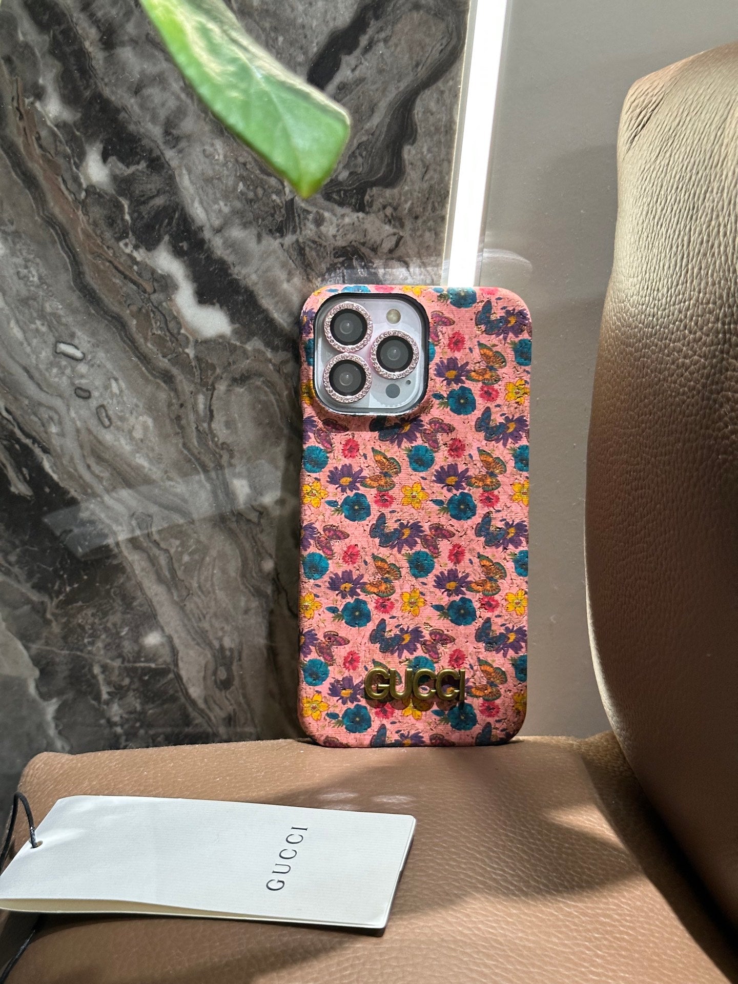 Gucci古驰 粉蝶花-花语原木系列🌼🌷🌺