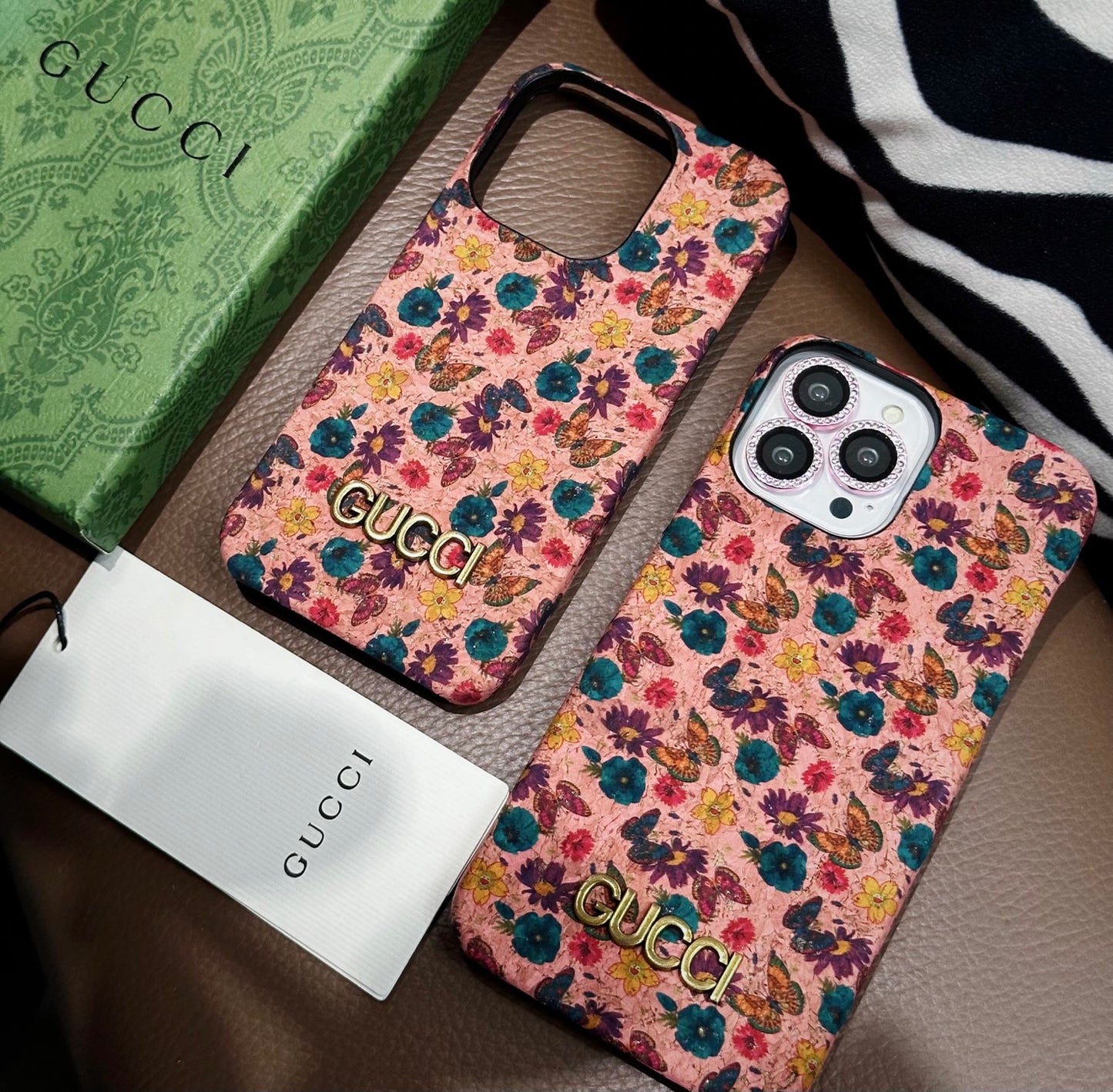 Gucci古驰 粉蝶花-花语原木系列🌼🌷🌺