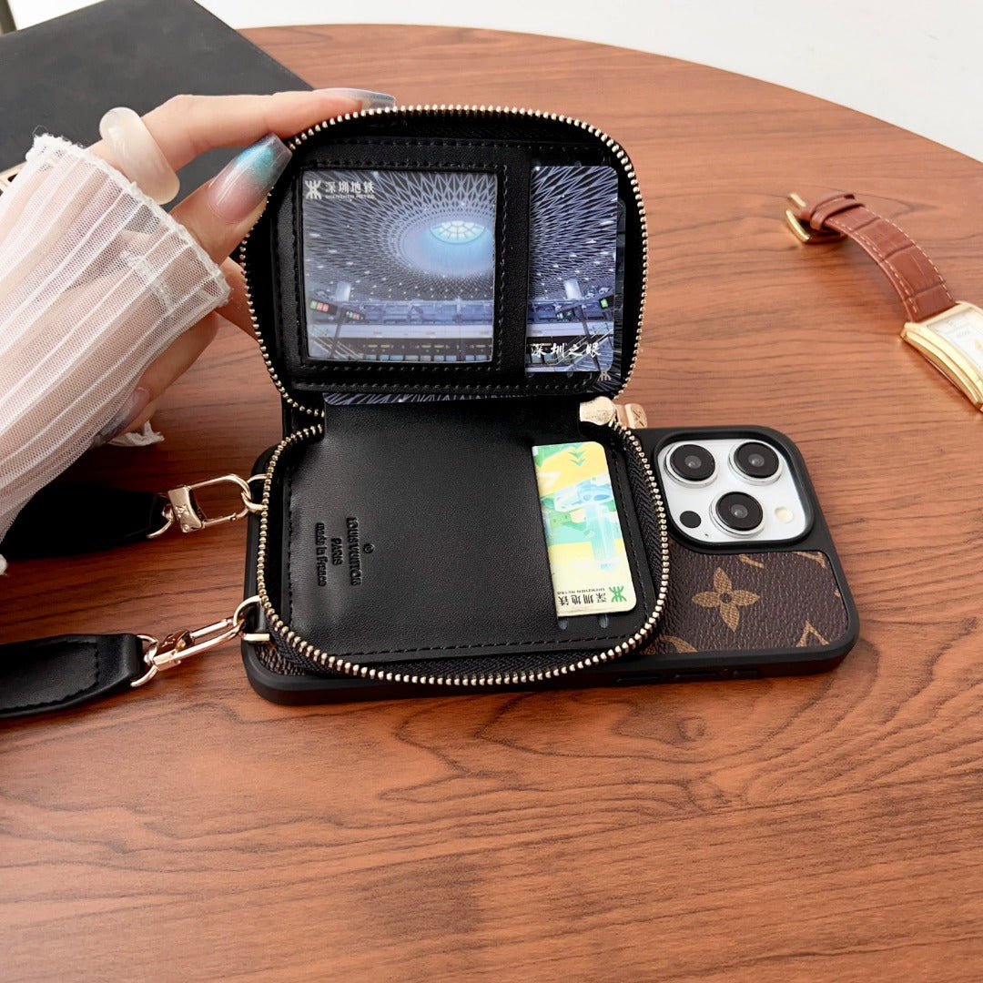 LV+gucci 横款拉链卡包 型号7-17pm